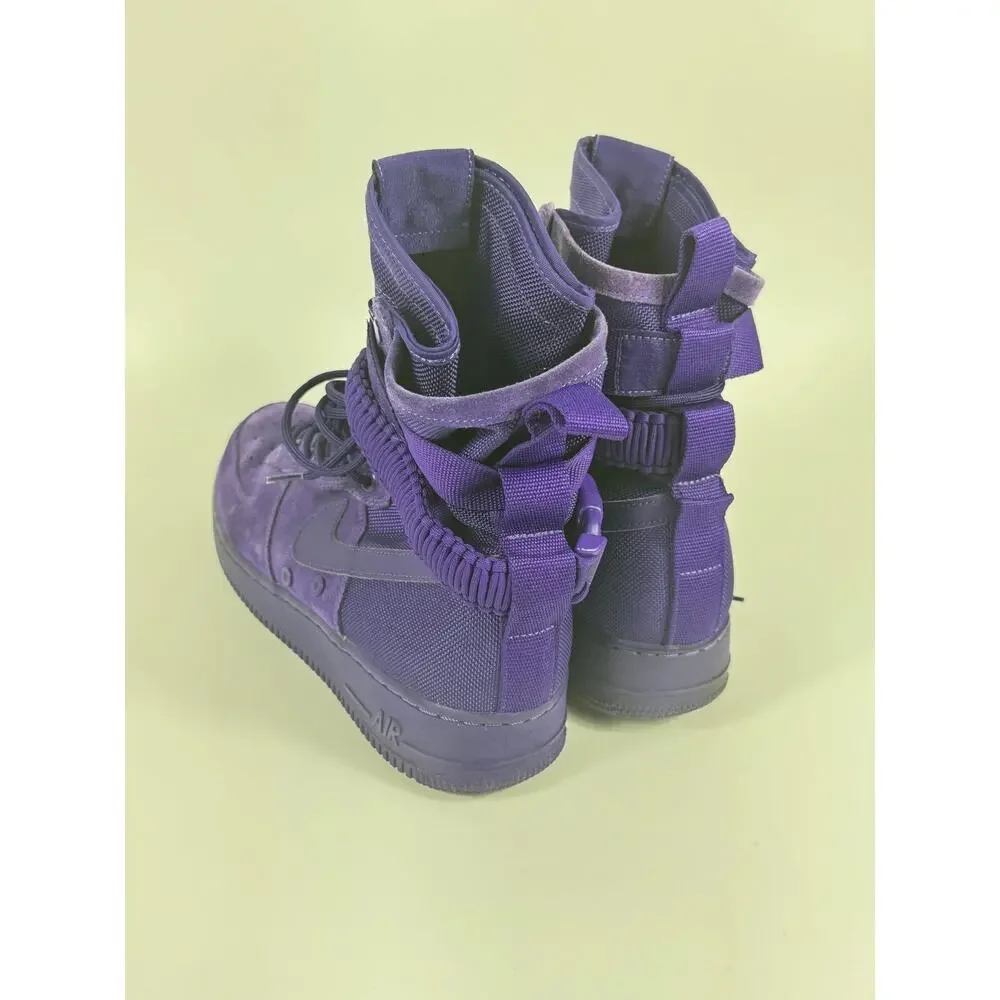 Nike SF Air Force 1 AF1 High Purple Dynasty Suede 864024-500 Mens Sz 11 2017